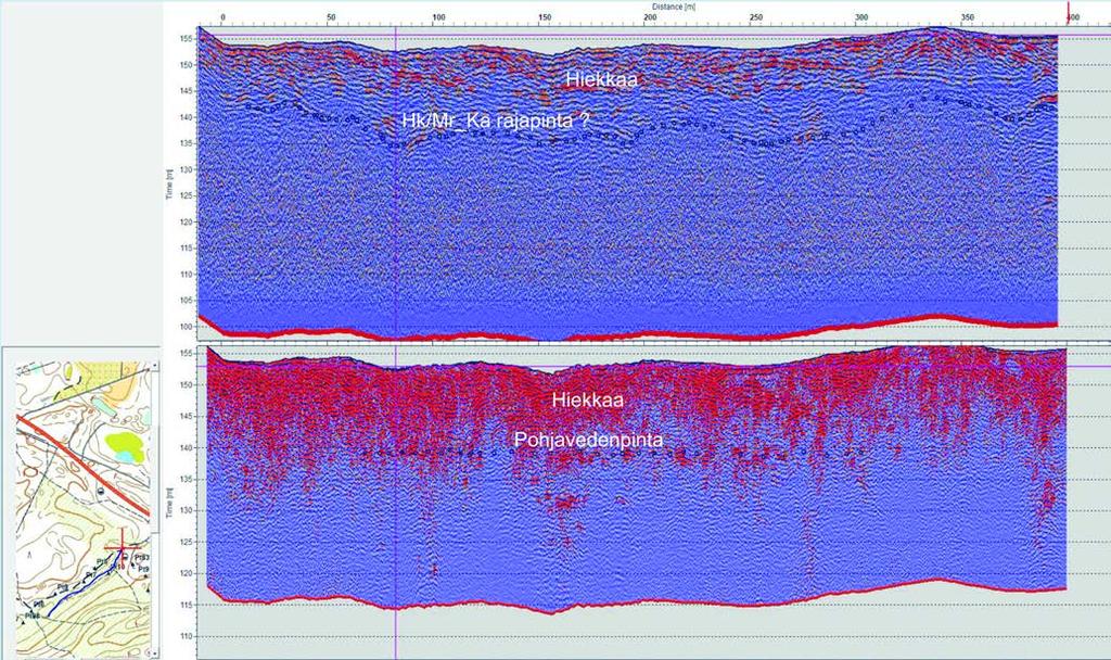 GEOLOGIAN TUTKIMUSKESKUS Geologinen rakenneselvitys 11 Painovoimalinjojen sijainnit on esitetty liitteessä 1 ja tulkintaprofiilit liitteessä 8. 4.