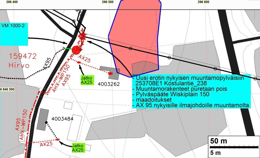 11 Hirvola 50 HÄMEENKYRÖ HIRVOLA KLEMOLA JA ESKO uusi kiinteä muinaisjäännös (sm) asuinpaikka Koordin: N: 6846577 E: 296532 Tutkijat: Jussila, Sepänmaa ja Tiainen 2017 inventointi Sijainti: Paikka