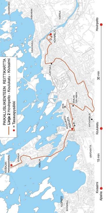 Linja 2 KESKUSTA(Koulukatu) - KIVISALMI MA - PE LA SU 05 06 40 07 10 45 15 45 08 10 45 15 45 09 15 45 45 15 10 15 45 15 45 45 11 15 45 15 45 45 12 15 45 15 45 15 13 15 45 15 45 15 45 14 15 45 15 45