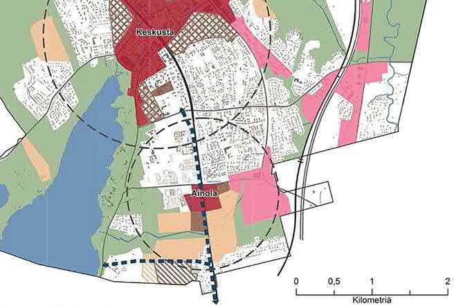 Järvenpään yleiskaavan 2040 laatiminen on vireillä. Valmisteluprosessi on käynnistetty syksyllä 2016 ja rakennemallit ovat olleet nähtävillä helmi-maaliskuussa 2018.