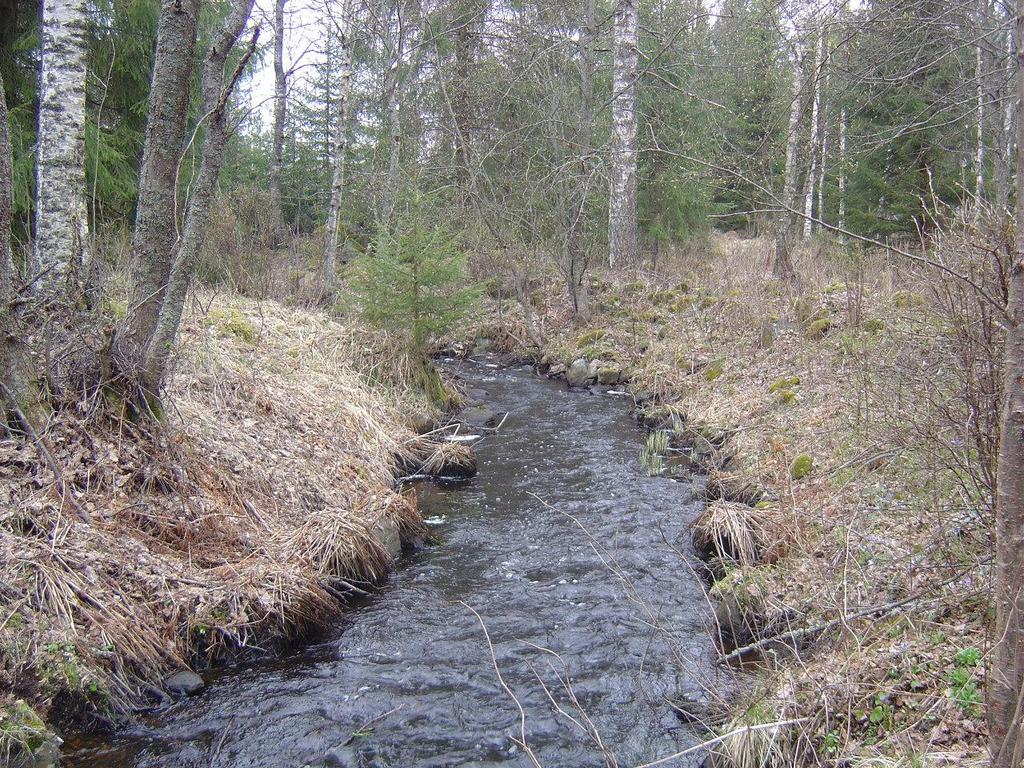 Kohde 1 14 Kohde 1 käsittää joen yläosan Uksjärvestä noin 400 metriä alavirtaan päin Myllykosken alapuolen peltoalueille saakka.