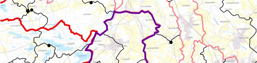 2.3 Valuma-alueet ja virtausreitit Raportti 5/14 Suunnittelualue sijaitsee Luhtajoen valuma-alueella (155 km 2 ) lähellä vedenjakajaa noin 3,5 km valuma-alueen purkupisteestä (kuva 3).