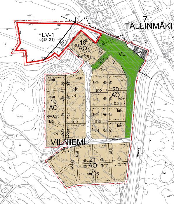 Sivu 17 / 22 5 ASEMAKAAVAN KUVAUS Tässä kappaleessa kuvataan asemakaavan suunnitteluratkaisuja ja niiden perusteluja sekä asemakaavamääräyksiä. 5.1 Kaavan rakenne Uusi asemakaava käsittää osittain kiinteistön 75-408-10-2.