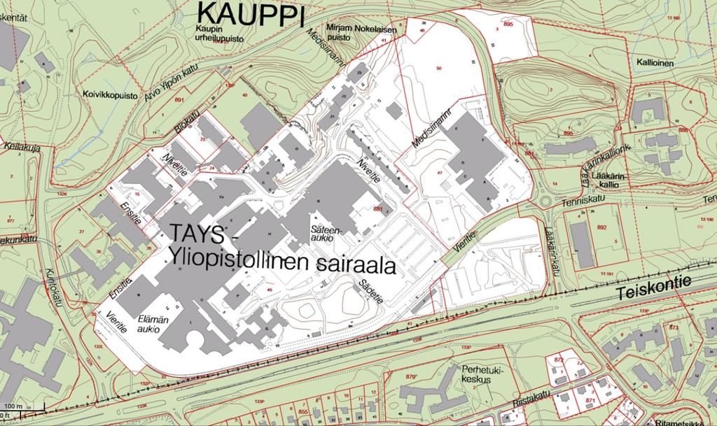 Kysymys 2: Bussiliikenne ruuhkauttaa ambulanssireitin Riski Ambulanssien pääreitti lastensairaalaan on Lääkärinkatua ja