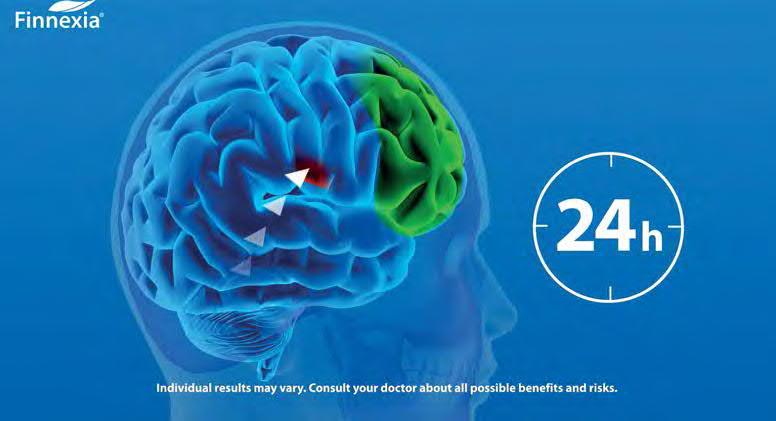 Using 3D visualization technology, the Finnexia animation aims to generate an aura of scientific validation and medical authority around the product.