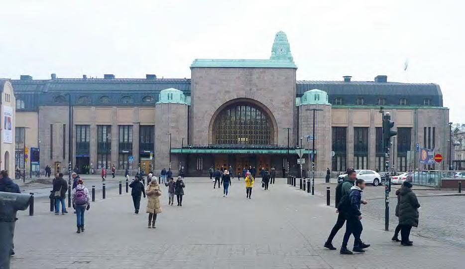 Figure 31. Helsinki Central Railway Station, Finland. West Wing entrance. Photo credit: Lisa Erdman. 5.