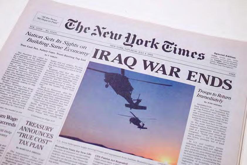 Figure 18. New York Times (2009). Culture jam and intervention. The Yes Men. Photo: Courtesy of The Yes Men.