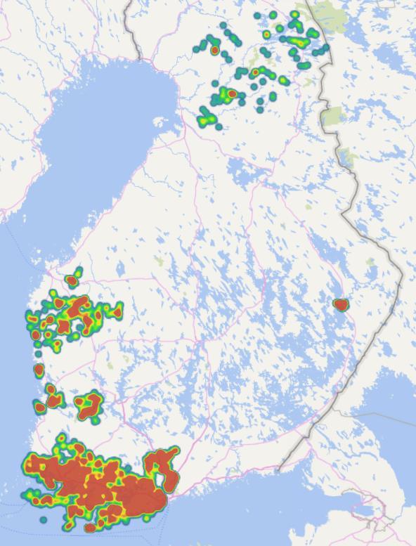 Aurinkosähkön kapasiteetti jakeluverkossa miltei kaksinkertaistui vuoden 2018 aikana 5000 4000 3000 2000 1000 0