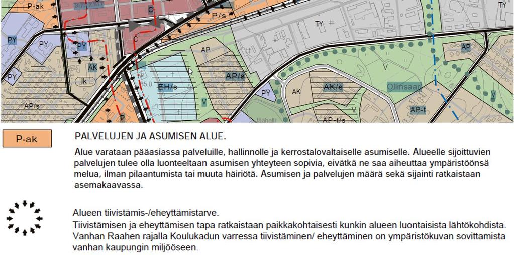 Suunnittelussa on varauduttu asumisen ohella tuotanto- ja liiketoimintojen, liikenteen sekä logistiikan kehittämismahdollisuuksiin.