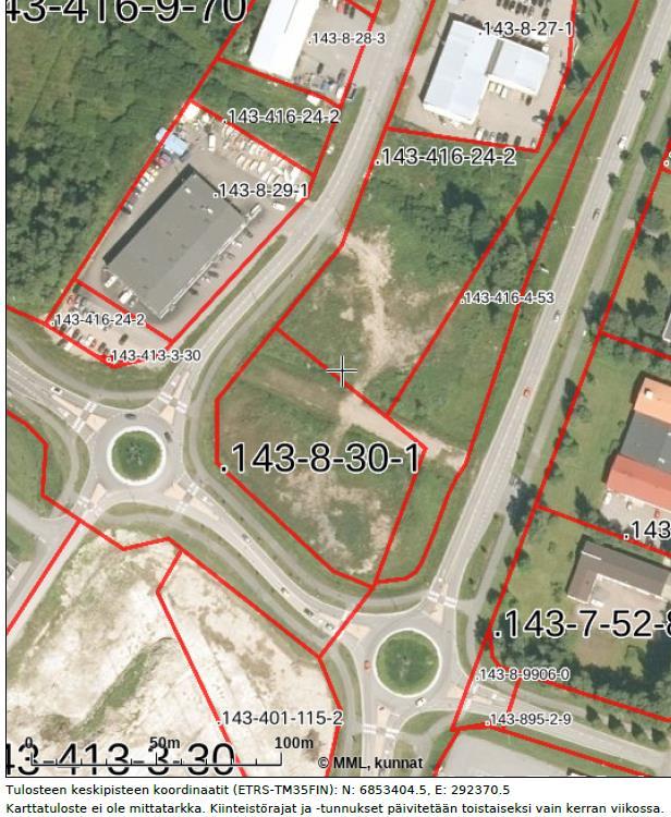 II e=0,40 Roomalainen numero osoittaa rakennusten, rakennuksen tai sen osan suurimman sallitun kerrosluvun. Tehokkuusluku eli tontin kerrosalan suhde tontin pinta-alaan.