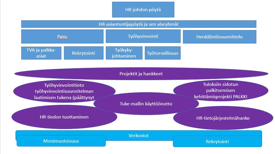 Tarkastusvirasto 11 / 92 ovat henkilöstöhallinnon johdon tai asiantuntijoiden verkostoja, sekä erilaisissa hankkeissa, projekteissa tai muissa verkostoissa (kuva 3).
