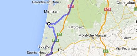Ajo Bordeauxista Biarritziin, jossa lounas/uinti - Auton luovutus