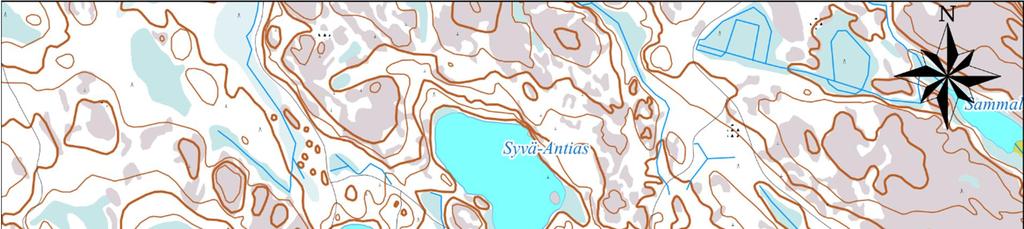 Iso-Antiakseen laskee pieni oja järven pohjoispuolelta sijaitsevasta sitä pienemmästä Syvä-Antiaksesta.