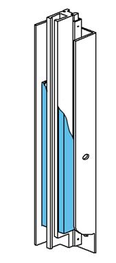 1.3 Sivujohteet Sivujohteet ohjaavat oviverhoa ylös ja alas. Liukupinnat ovat muovia, joten voitelu on välttämätöntä. 1.3.1 Yleistä Sivujohteet muodostavat osan kehikosta, johon kuuluu myös rumpukotelo.
