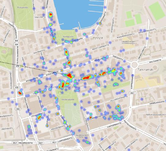 Lappeenrannan kaupunki Pöytäkirja 20/2018 6 Esittelijän ehdotus Kadut ja ympäristö vastuualue on selvittänyt kadunvarsipysäköinnin mahdollisuutta Valtakadun varteen.