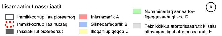 Kommunip pilersaarutaanut tapiliussani 37-ni nunaminertat tamarmik pilersaarummut Nuuk City Developmentimut (NCD) ilaapput, aamma nunaminertat tunniunneqartut kommunip illoqarfimmik