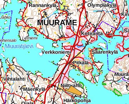 2 Ympäristölupa-alueen kuvaus ja perustiedot Lupahakemuksen kohteena oleva alue sijaitsee Muuramen kunnassa Muuramen kylässä kiinteistöllä Kiila (500-402-7-864).