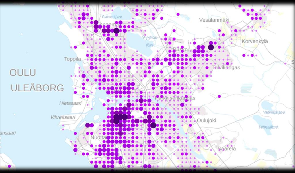 Oulun työpaikka-alueiden arviointi yleiskaavojen seurantaa varten