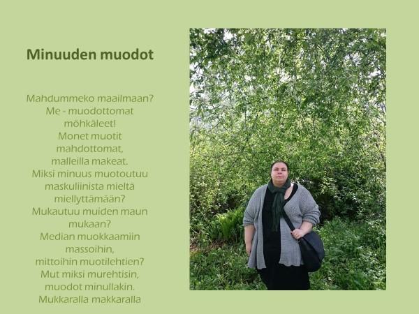 71 Kuva 22. Laura K: Kuvapäiväkirja hetkiä, jossa itsestä on helppo ajatella hyvää (osallistujan luvalla). 8.