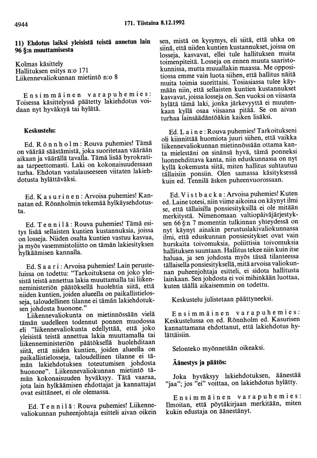 4944 171. Tiistaina 8.12.