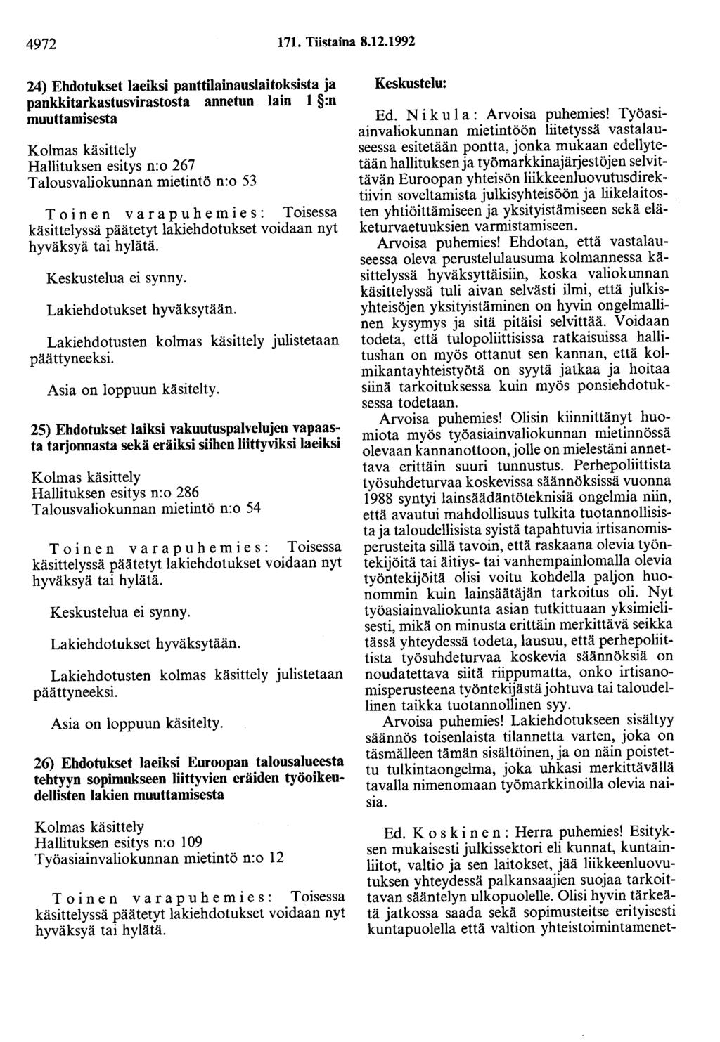 4972 171. Tiistaina 8.12.