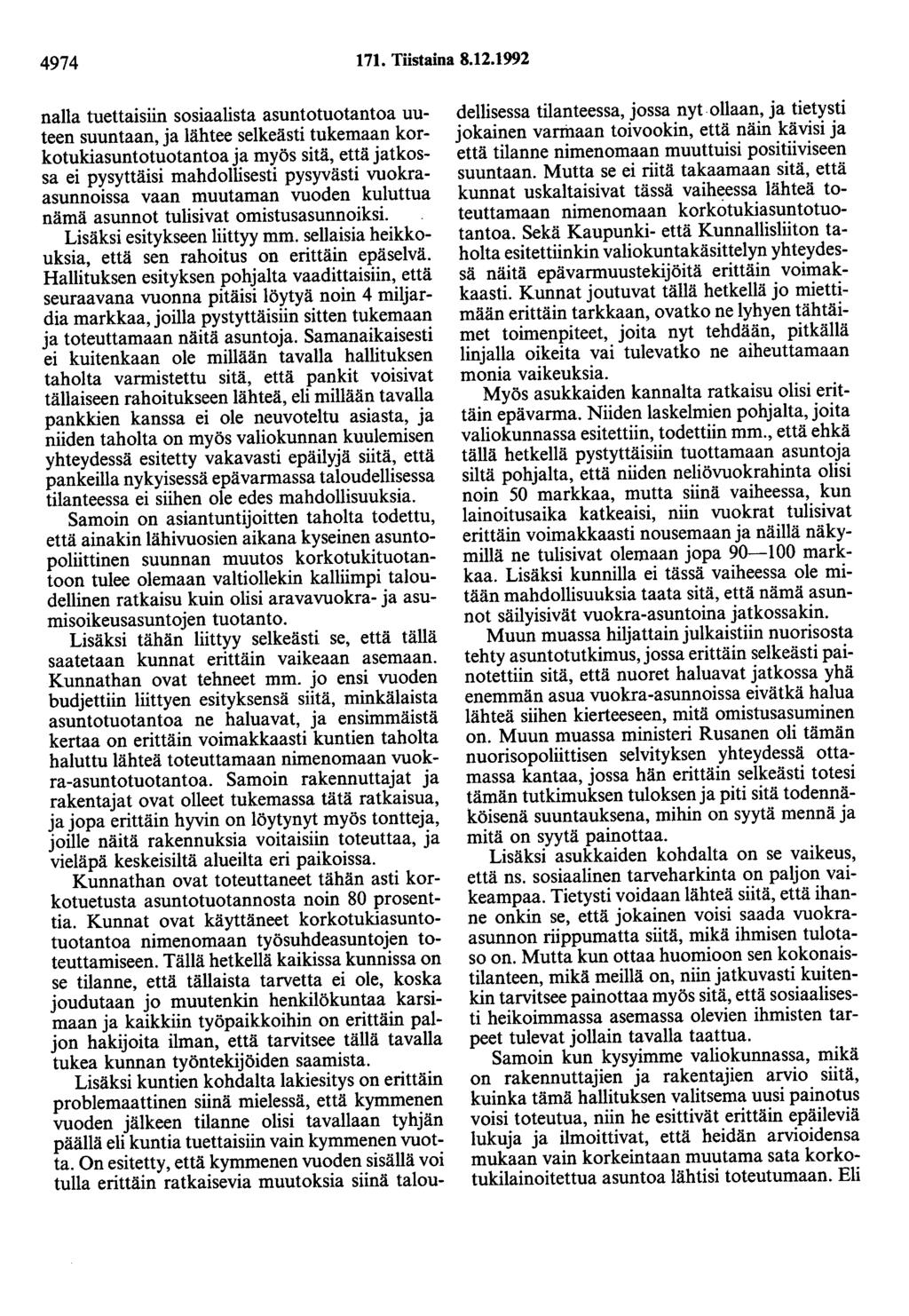 4974 171. Tiistaina 8.12.