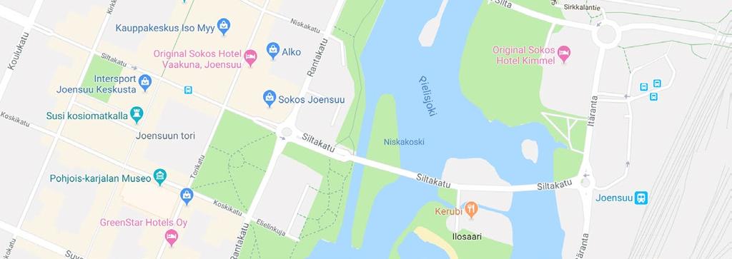 kaupunginteatteriin, Pohjois-Karjalan museoon, taidemuseo Onniin tai elokuvateatteri Tapioon kävelet vain muutamassa minuutissa Vallinportaan kodistasi.