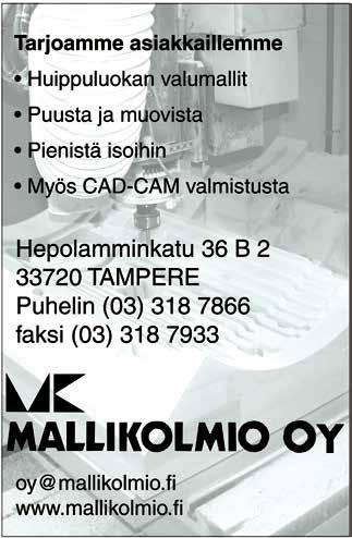 Työstöalue 2060x3100 Nyt myös EPS- yms.