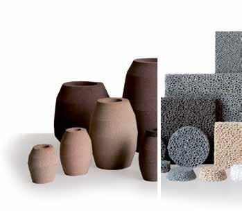 Exocast Isocast Isoex Cover Pulver Filters: Zirconia (ZIR) Silicon Carbide (SIC)