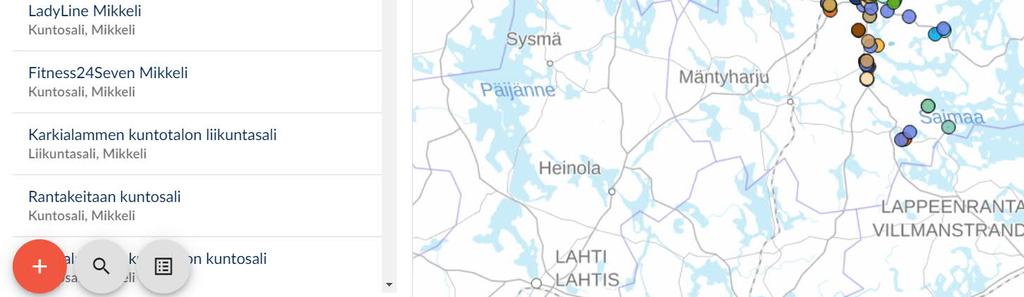 json joka sisältää Geojson objektin, wgs84). Useimmat GPS-laitteet tuottavat aineistoa wgs84-koordinaatistossa, ja esimerkiksi Sport Tracker sovellus sopii hyvin reittiviivan tallennukseen maastossa.