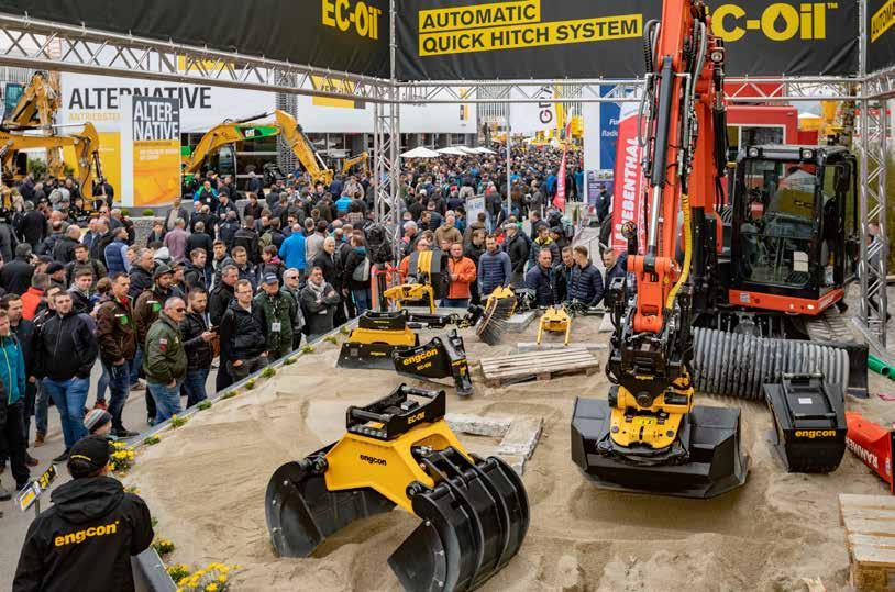 BAUMA GLOBAALI KOHTAAMISPAIKKA KAIKILLE KONEISTA KIINNOSTUNEILLE Tänä vuonna 32. kerran järjestetyt Bauma-messut löi kaikki ennätykset.
