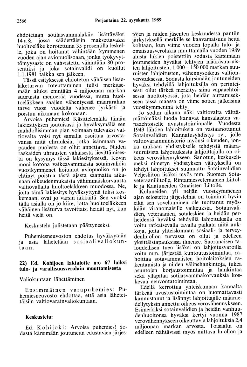 2566 Perjantaina 22.