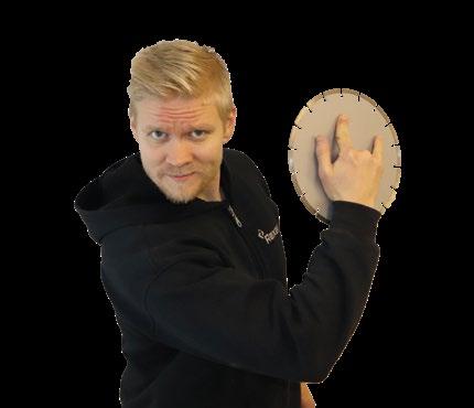 hiontaan tarvittavat tarvikkeet.