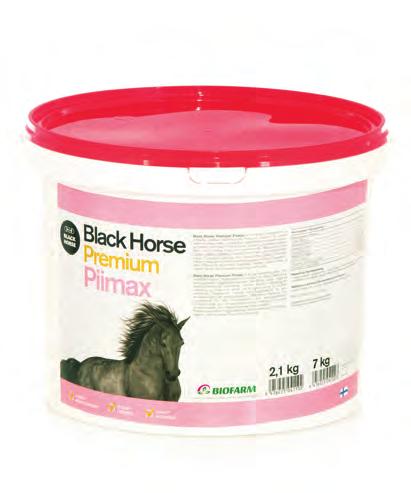 Piimax 2,1 kg ja 7 kg Piimax Kalsiumia, magnesiumia ja piimaata sisältävä täydennysrehu hevosille.