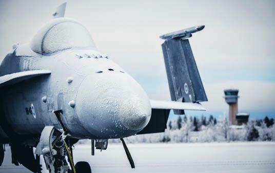 Aurora Borealis aloitti kahdenkeskiset harjoitukset Ruotsin kanssa vuonna 2000 Arktiset olosuhteet Trident Juncture -harjoituksessa Rovaniemeltä 25.10.2018.