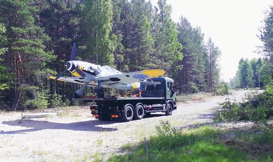 Ilmavoimat 100-vuotta juhlalentonäytökseen Luonetjärven lentokenttäalueelle siirrettiin museon tiloista Bristol Blenheim, Messerschmitt Bf 109, Thulin, Draken ja MiG-21 näyttelyvieraiden