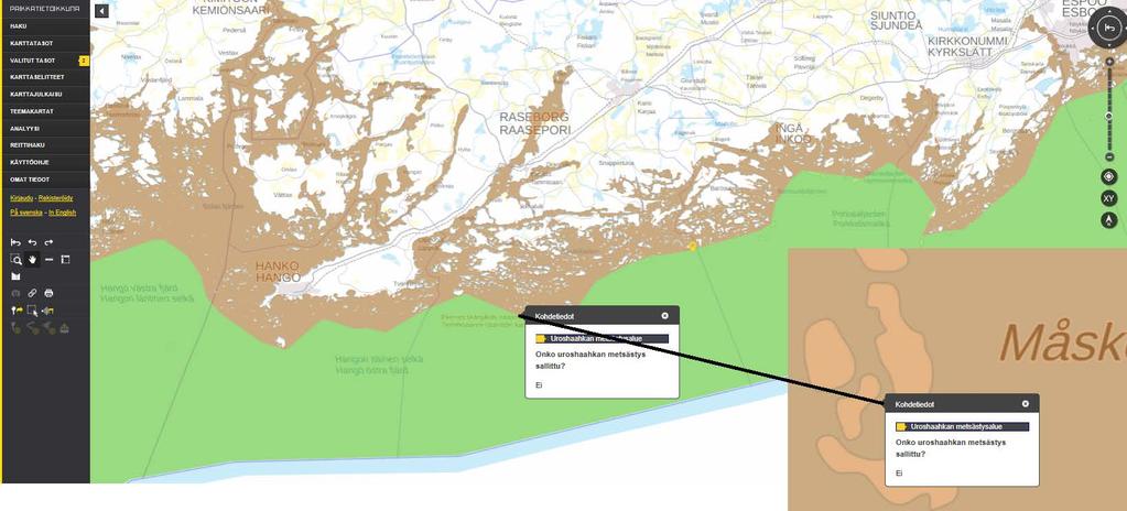 lukien vuoden loppuun saakka. Kolmivuotinen maa- ja metsätalousministeriön asetus rajasi metsästyksen 1.6 15.