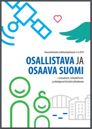 Hallitusohjelma julkaistiin 3.6.2019 Valtionosuusnostoja hallitusohjelmasta Tärkeää ja odotettua! Väliaikaiset valtionosuusleikkaukset kunnille päättyvät vuonna 2020.