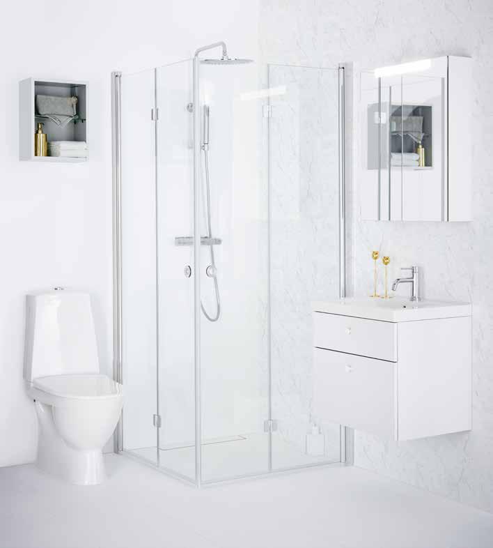SYNC YHDISTELE VAPAASTI SYNC-sarja on suunniteltu vastaamaan erityisesti pienten kylpyhuoneiden haasteisiin.