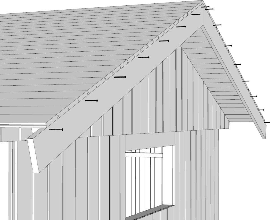 ja kolmiorima (keskeltä keskelle 400 mm) tässä järjestyksessä.