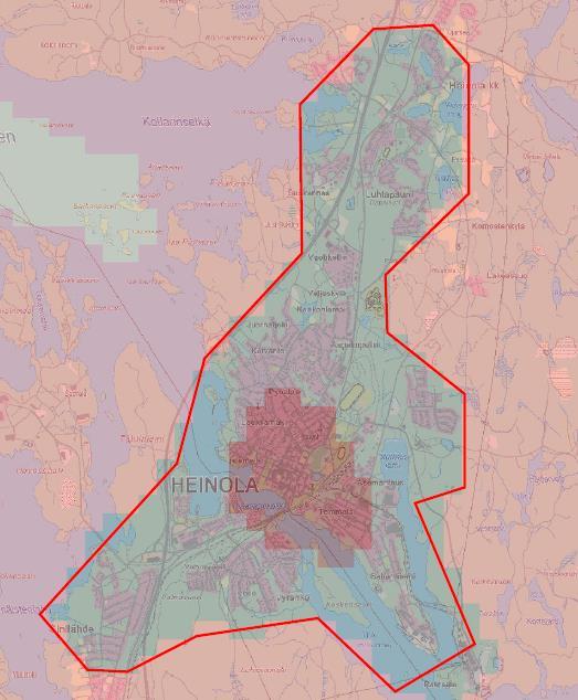 Heinolan kaupunkiseudun vyöhyke