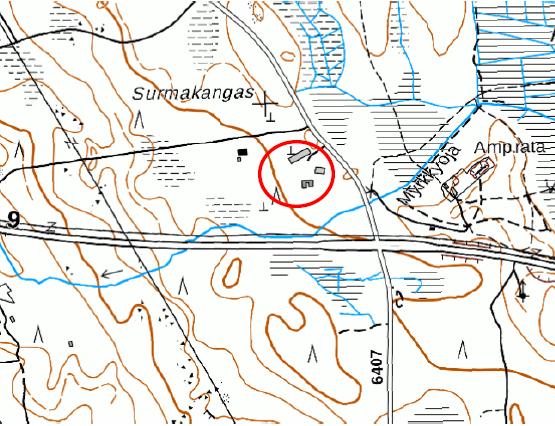 1 Sijaintipaikka Kiinteistö sijaitsee haja-asutusalueella