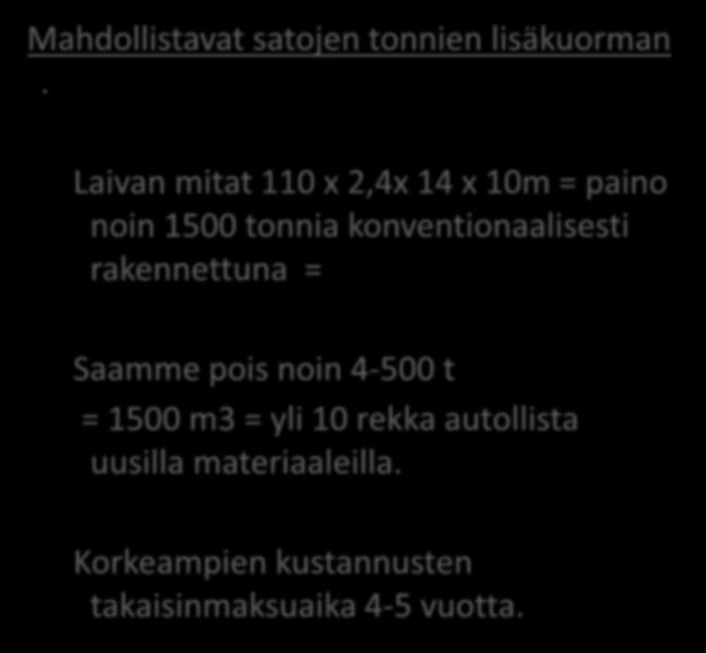 Uudet laivanrakennusmateriaalit Mahdollistavat