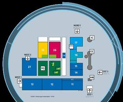 2 Messualue Hallit 11-15, 27, paviljonki 36 Hallit 16-17 Halli 26 Halli 25 Hallit 25-26, Ulkoalue/FG, paviljongit 32, 33, 35 Hallit 15-16 Ulkoalue/FG, paviljongit 32, 33,