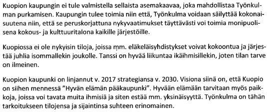 UUDISRAKENTAMINEN SISÄLLYSLUETTELO: Kuopio-Kallavesi Eläkeläiset ry: mielipide. 2 PAND Taiteilijat rauhan puolesta ry:n mielipide... 3 Pohjois-Savon perinnepoliittinen yhdistys ry:n mielipide.