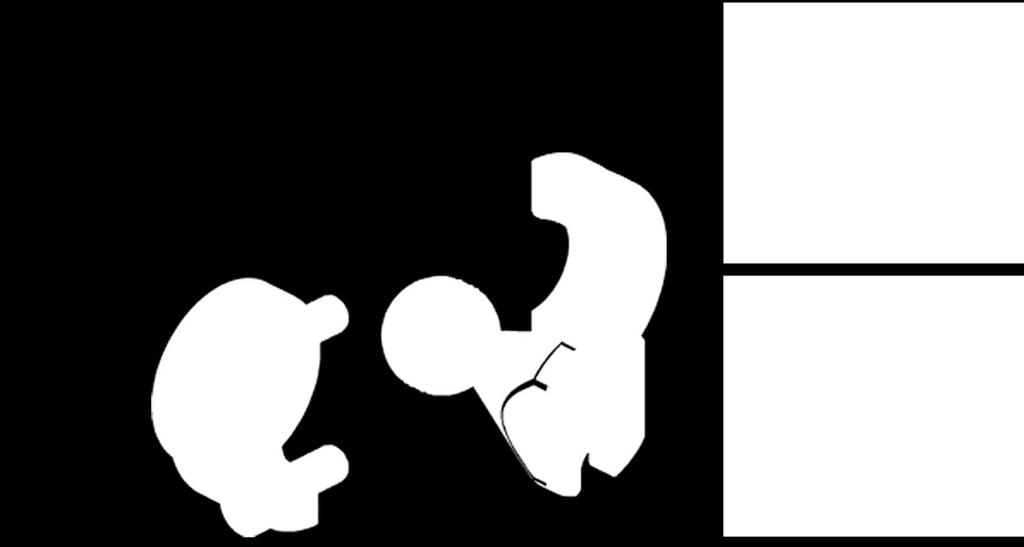 5.2 - Linx -kannatinjärjestelmä Kuusiokolokantaruuvi kallistus- ja syvyyssäädölle Kiertymisenestorengas Kuusiokolokantaruuvi