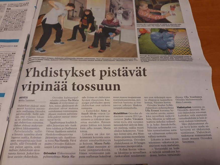 .1.2017) Lehtijuttu Yhdistykset