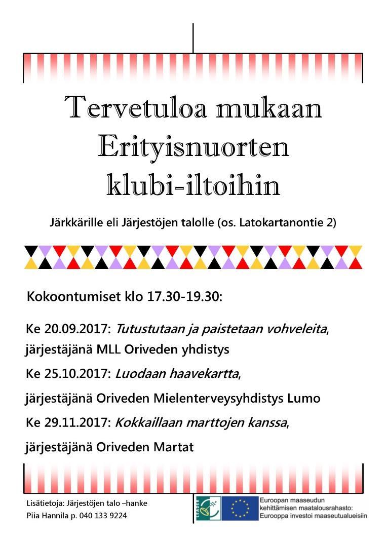 Aseman Lapset ry:n Walkers-nuorisotoiminnan tuominen Orivedelle ja vapaaehtoistoiminnan kehittäminen yhteistyössä kaupungin nuorisopalveluiden ja MLL Oriveden yhdistyksen kanssa: