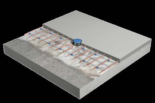 3. Lat tia Märkätilan lattia valetaan betonista tai soveltuvalla webervetonit -lattiatasoitteella. Puurakenteisissa välipohjissa valu tehdään raudoitettuna riittävän jäykän rakenteen päälle.