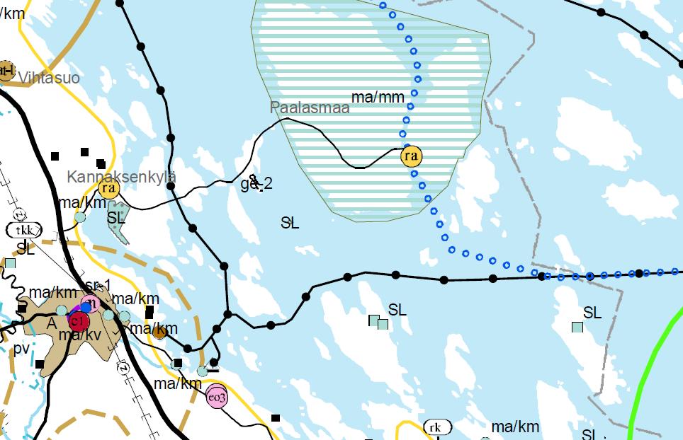 vahvistanut 23.2.2000. Ilvesaari on kokonaisuudessaan MU-aluetta.